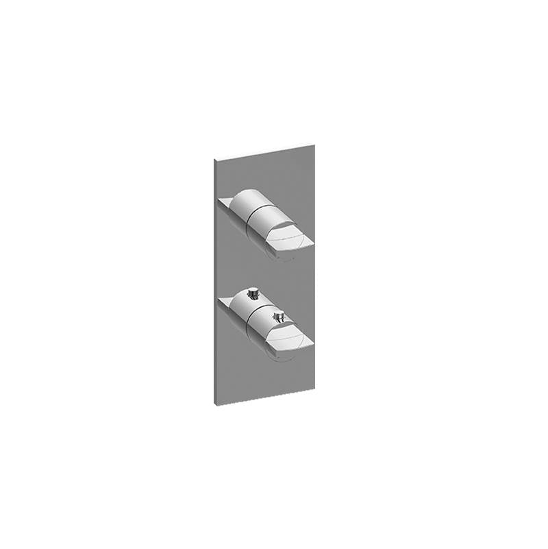 Graff - Sade/Targa Square M-Series Valve Trim with Two Handles - Architectural White