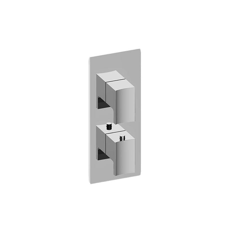 Graff - Sade/Targa Square M-Series Valve Trim with Two Handles - Architectural White
