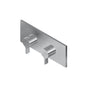 Graff - Terra Square M-Series Valve Trim with Two Handles (Horizontal Orientation) - Architectural White