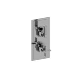 Graff - Finezza UNO M-Series Valve Trim with Two Handles - Warm Bronze Pvd