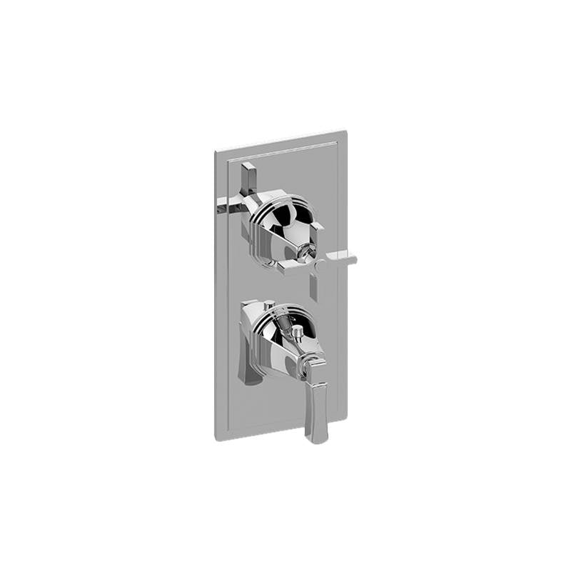 Graff - Finezza UNO M-Series Valve Trim with Two Handles - Warm Bronze Pvd