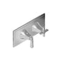 Graff - Finezza UNO M-Series Valve Trim with Two Handles (Horizontal Orientation) - Architectural White