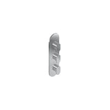 Graff - Ametis Round M-Series Valve Trim with Three Handles - Architectural White