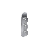 Graff - Phase Round M-Series Valve Trim with Three Handles - Architectural White