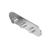 Graff - M.E. Round M-Series Valve Trim with Three Handles (Horizontal Orientation) - Architectural White