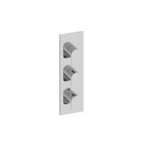 Graff - Sento Square M-Series Valve Trim with Three Handles - Warm Bronze Pvd