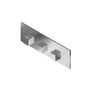 Graff - Incanto Square M-Series Valve Trim with Three Handles (Horizontal Orientation) - Architectural White