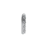 Graff - M-Series Round 4-Hole Trim Plate with Terra Handles (Vertical Installation) - Unfinished Brass