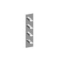 Graff - Sade/Targa Square M-Series Valve Trim with Four Handles - Architectural White