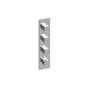 Graff - Incanto Square M-Series Valve Trim with Four Handles - Architectural White