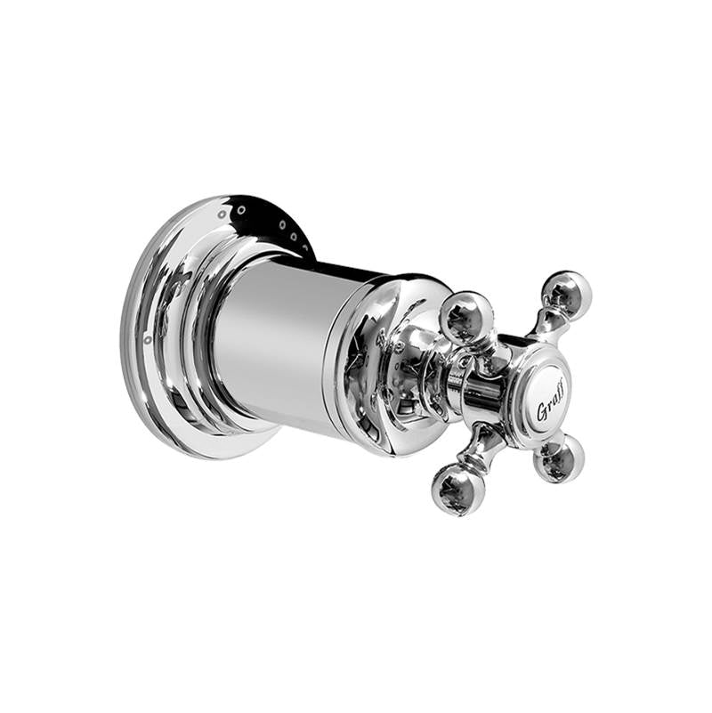 Graff - Adley Trim Plate with Handle - Architectural White