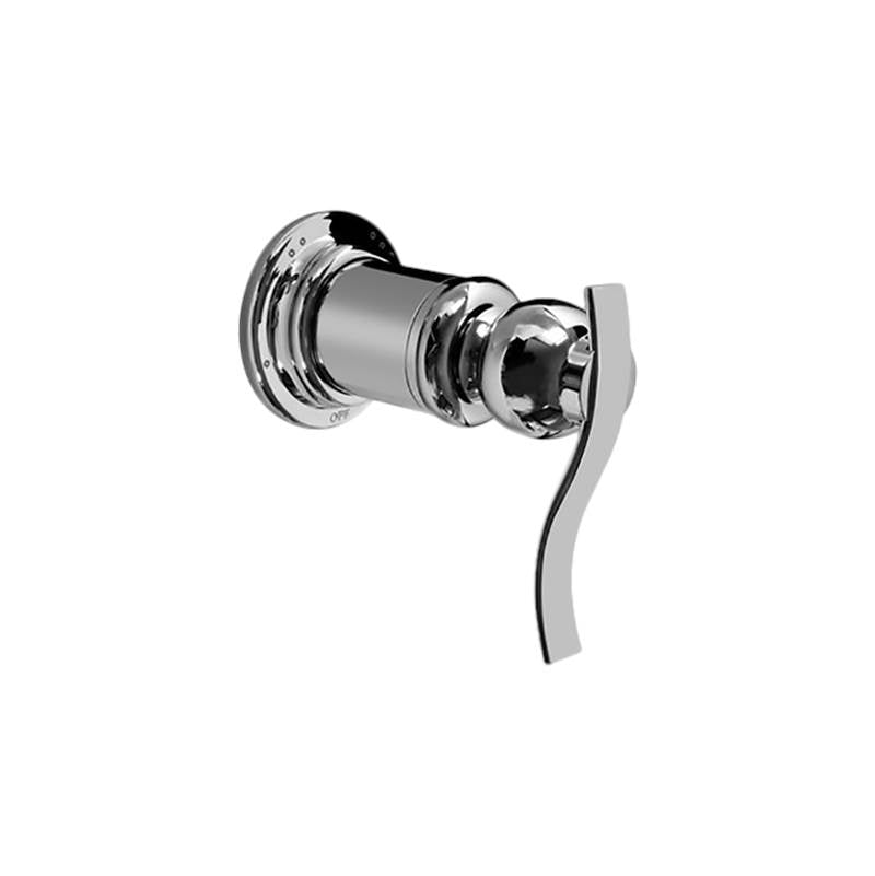 Graff - Bali Trim Plate with Handle - Architectural White