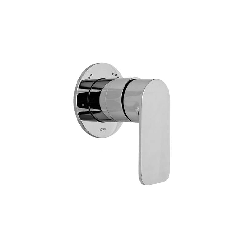 Graff - Sento Round Trim Plate with Handle - Architectural White