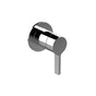 Graff - Terra Round Trim Plate with Handle - Architectural White