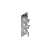 Graff - Finezza UNO M-Series Valve Trim with Three Handles - Architectural White