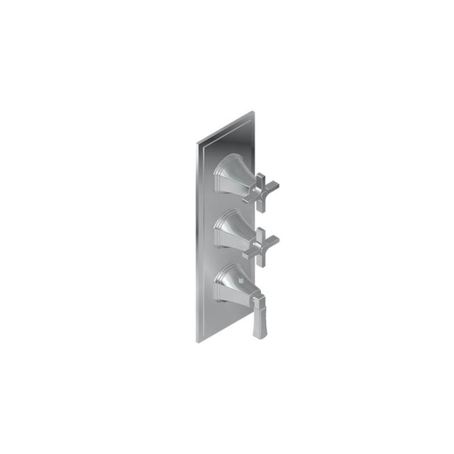 Graff - Finezza UNO M-Series Valve Trim with Three Handles - Architectural White