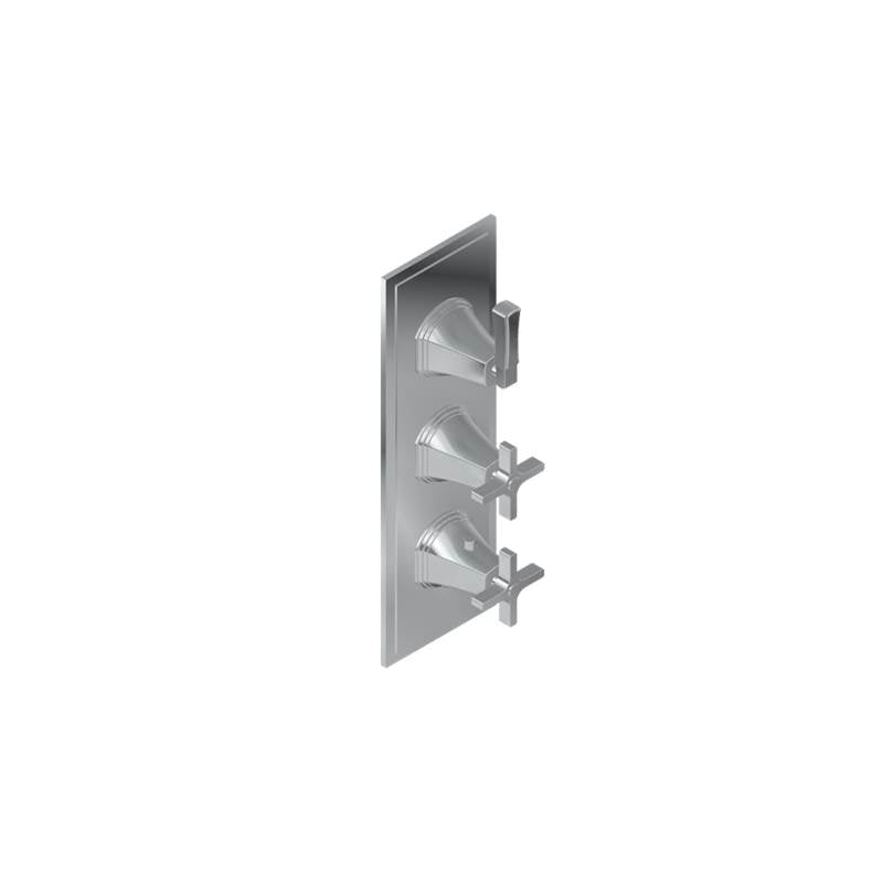 Graff - Finezza UNO M-Series Valve Trim with Three Handles - Architectural White