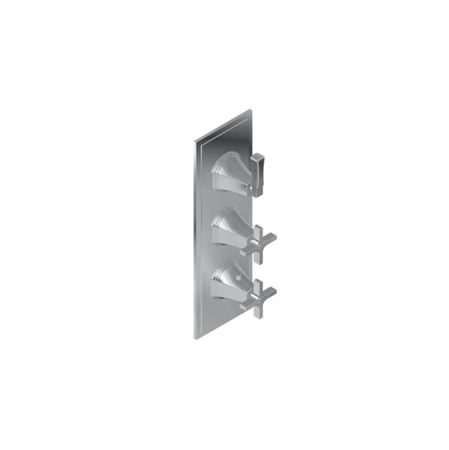 Graff - Finezza UNO M-Series Valve Trim with Three Handles - Architectural White