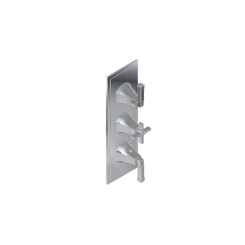 Graff - Finezza UNO M-Series Valve Trim with Three Handles - Architectural White