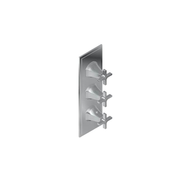 Graff - Finezza UNO M-Series Valve Trim with Three Handles - Architectural White