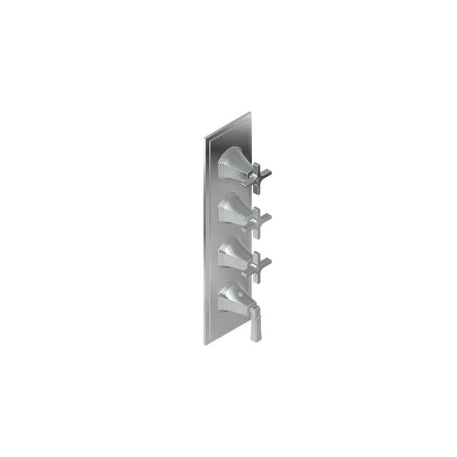 Graff - Finezza UNO M-Series Valve Trim with Four Handles - Architectural White
