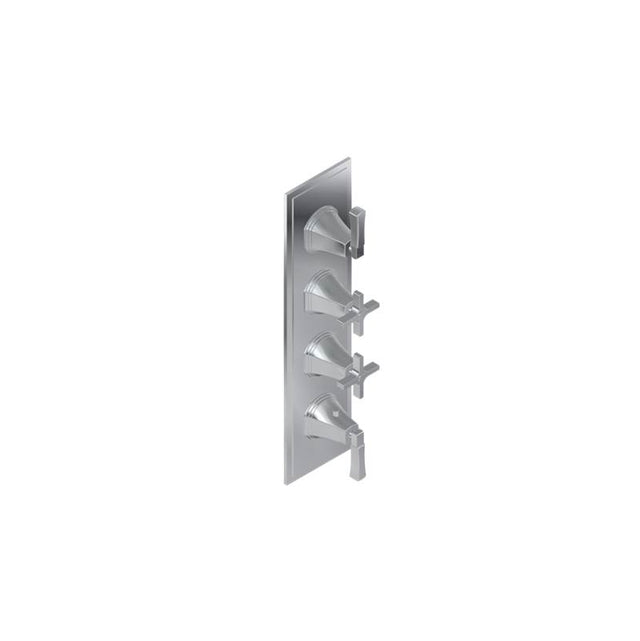 Graff - Finezza UNO M-Series Valve Trim with Four Handles - Architectural White