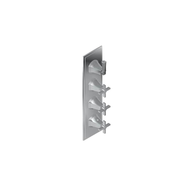Graff - Finezza UNO M-Series Valve Trim with Four Handles - Architectural White