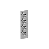 Graff - Finezza UNO M-Series Valve Trim with Four Handles - Warm Bronze Pvd