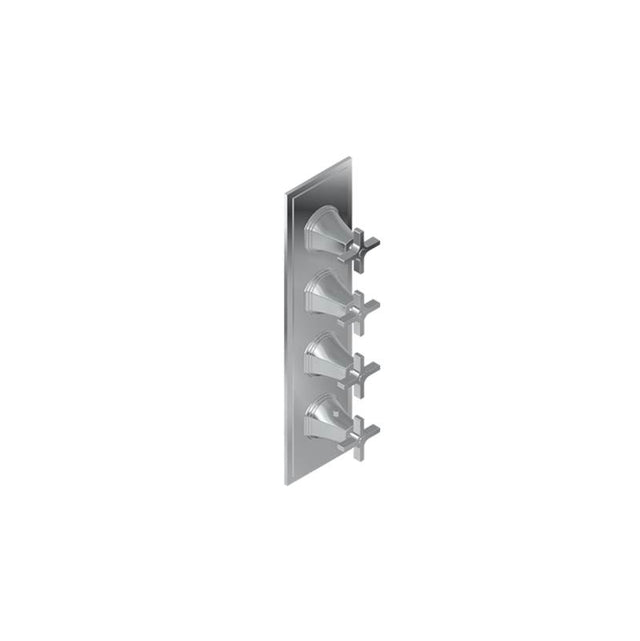 Graff - Finezza UNO M-Series Valve Trim with Four Handles - Architectural White