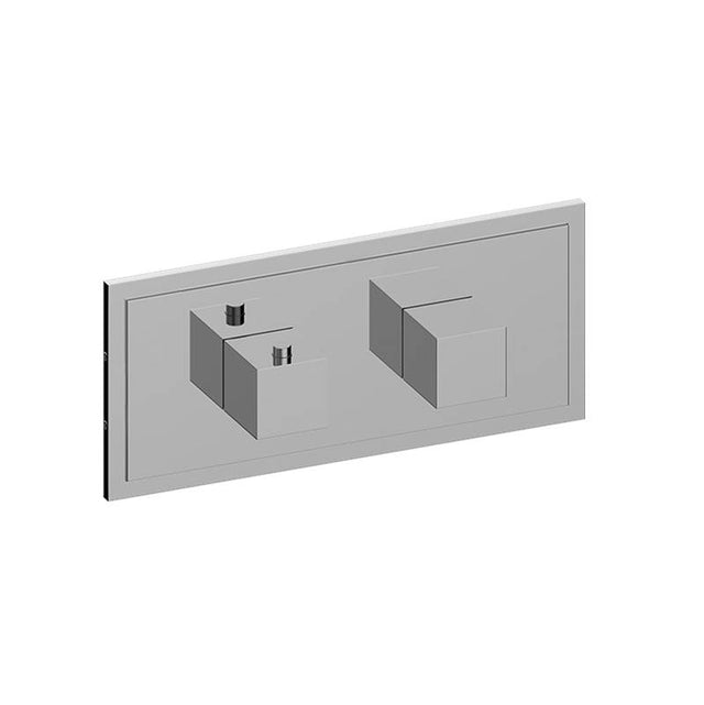Graff - M-Series Transitional M-Series Valve Trim with Two Handles (Horizontal Orientation) - Architectural White