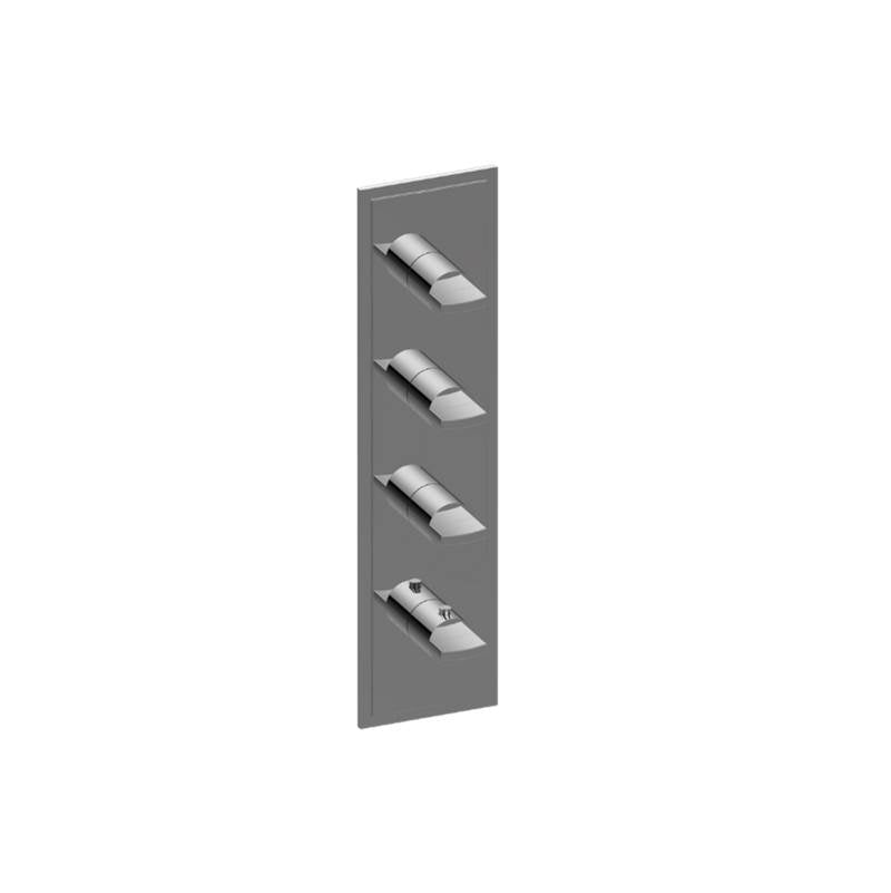 Graff - M-Series Transitional M-Series Valve Trim with Four Handles - Architectural White