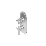 Graff - Camden Traditional M-Series Valve Trim with Two Handles - Architectural White