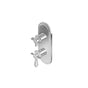 Graff - Camden Traditional M-Series Valve Trim with Two Handles - Architectural White