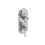 Graff - Adley Traditional M-Series Valve Trim with Two Handles - Architectural White