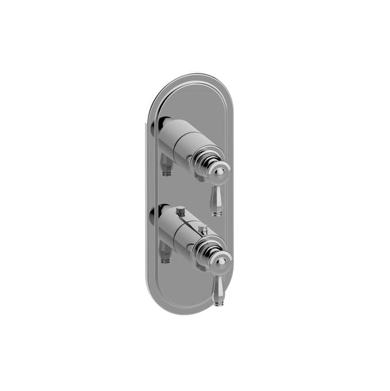 Graff - Topaz Traditional M-Series Valve Trim with Two Handles - Architectural White