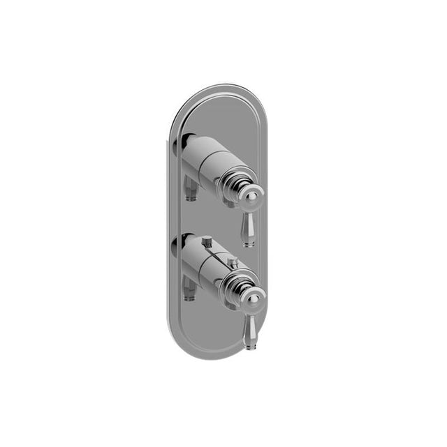 Graff - Topaz Traditional M-Series Valve Trim with Two Handles - Architectural White