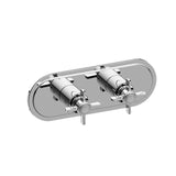 Graff - Camden Traditional M-Series Valve Trim with Two Handles (Horizontal Orientation) - Warm Bronze Pvd