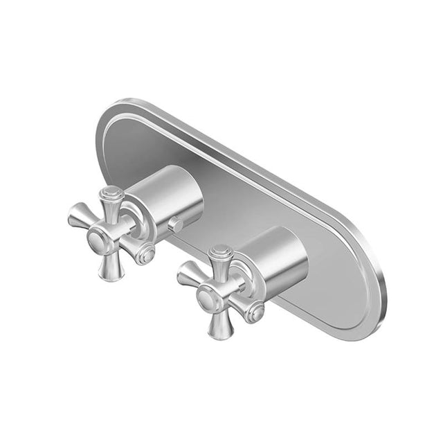 Graff - Camden Traditional M-Series Valve Trim with Two Handles (Horizontal Orientation) - Architectural White