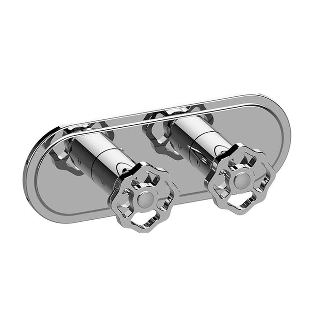 Graff - Vintage Traditional M-Series Valve Trim with Two Handles (Horizontal Orientation) - Architectural White
