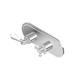 Graff - Adley Traditional M-Series Valve Trim with Two Handles (Horizontal Orientation) - Vintage Brushed Brass