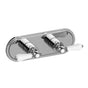 Graff - Adley Traditional M-Series Valve Trim with Two Handles (Horizontal Orientation) - Vintage Brushed Brass