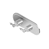 Graff - Topaz Traditional M-Series Valve Trim with Two Handles (Horizontal Orientation) - Vintage Brushed Brass