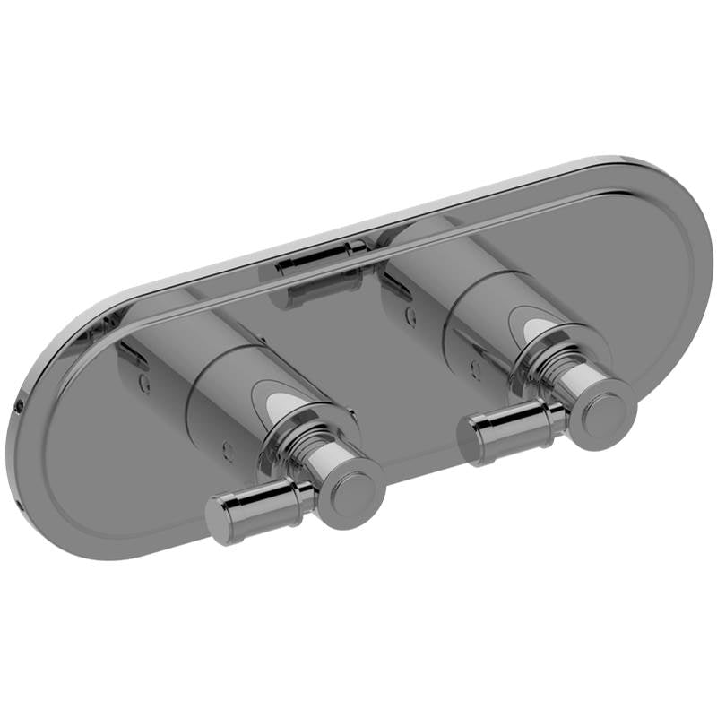 Graff - Bali Traditional M-Series Valve Trim with Two Handles (Horizontal Orientation) - Architectural White