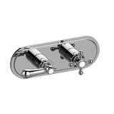 Graff - Adley Traditional M-Series Valve Trim with Two Handles (Horizontal Orientation) - Architectural White