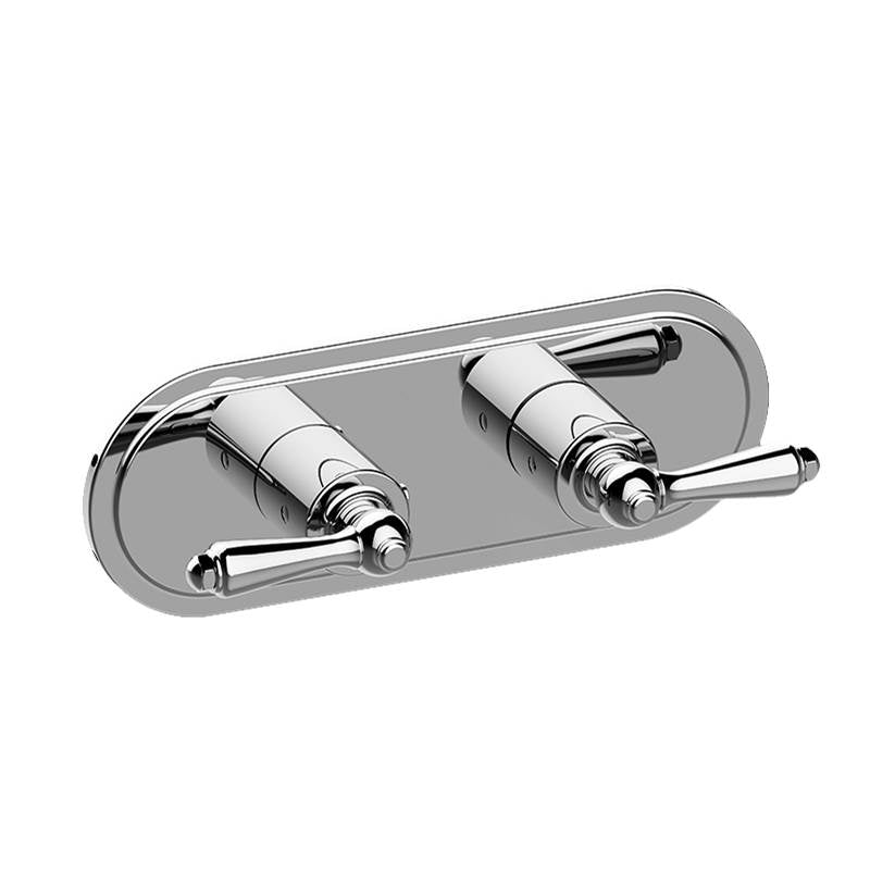 Graff - Camden Traditional M-Series Valve Trim with Two Handles (Horizontal Orientation) - Warm Bronze Pvd