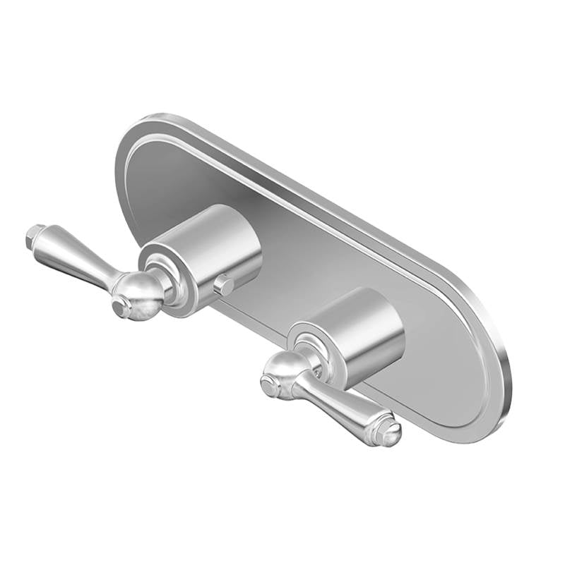 Graff - Camden Traditional M-Series Valve Trim with Two Handles (Horizontal Orientation) - Architectural White