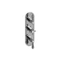 Graff - Adley Traditional M-Series Valve Trim with Three Handles - Architectural White
