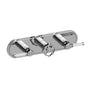Graff - Vintage Traditional M-Series Valve Trim with Three Handles (Horizontal Orientation) - Architectural White