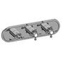 Graff - Lauren Traditional M-Series Valve Trim with Three Handles (Horizontal Orientation) - Architectural White