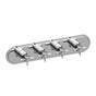 Graff - Camden Traditional M-Series Valve Trim with Four Handles (Horizontal Orientation) - Architectural White
